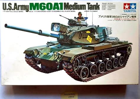 Tamiya M60a1 Us Army Medium Tank 148 Scale Plastic Model Kit Eur 116