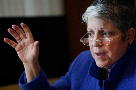 Uc President Janet Napolitano Leaves No Doubt Shes With Clinton