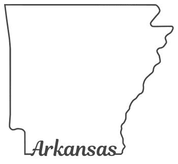 Arkansas State Outline Svg