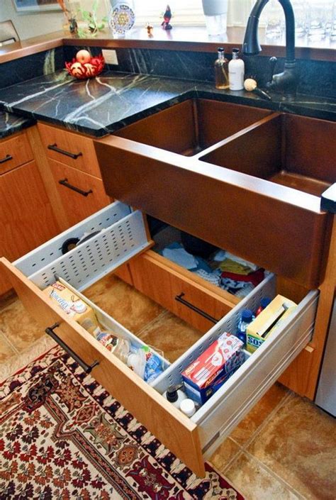 Finally, 37 years later (!), the top edge began cracking from being grabbed by the rim many times daily. Creative Under Sink Storage Ideas | Best Trash bag ideas