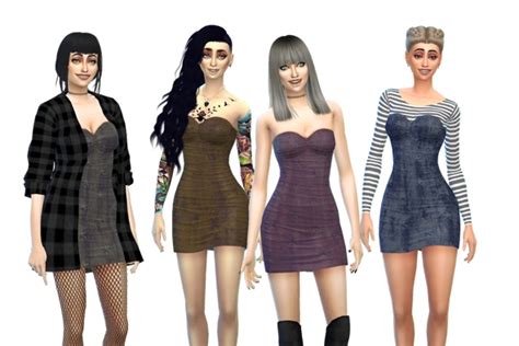 Sims 4 Grunge Dress