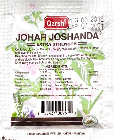 Johar Joshanda Herbal Tea – Indian Market