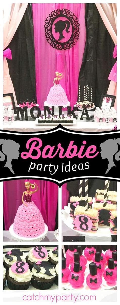 barbie birthday monika s barbie party catch my party barbie birthday party barbie