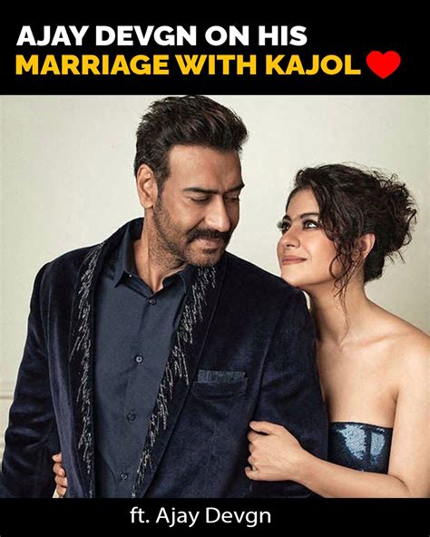 Ajay Devgn Opens Up About His Love Life With Kajol ️💍 Every Marriage