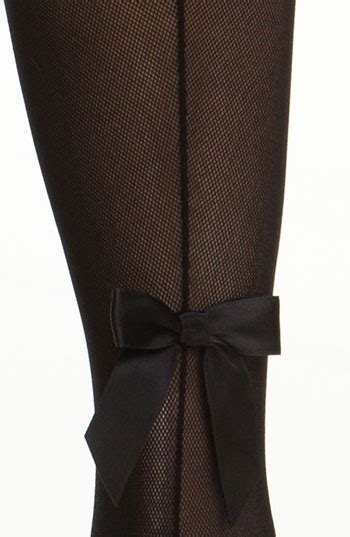 Pretty Polly Back Seam Bow Tights Nordstrom Exclusive Nordstrom