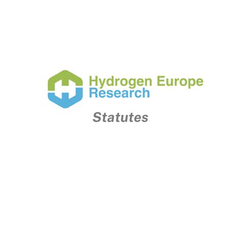 Hydrogen Europe Research Statutes Hydrogen Europe Research