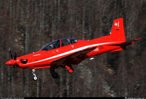 A 105 Swiss Air Force Pilatus Pc 21 Photo By Mario De Pian Id 437068