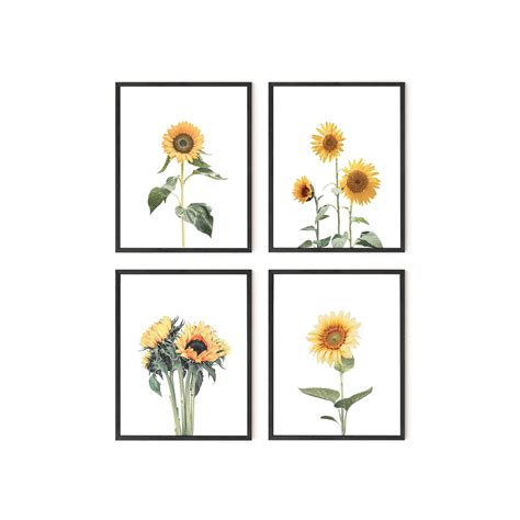 Haus And Hues Sunflower Wall Decor And Sunflower Posters Sunflower