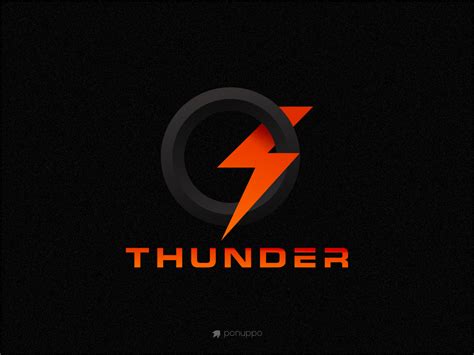 Thunder Logo By Ponuppo On Dribbble