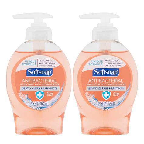 Softsoap Antibacterial Hand Soap Crisp Clean 55oz 2 Pack