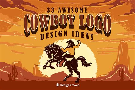 33 Awesome Cowboy Logo Design Ideas