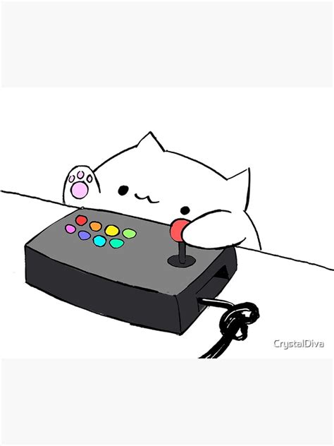 Gamer Bongo Cat Poster For Sale By Crystaldiva Redbubble