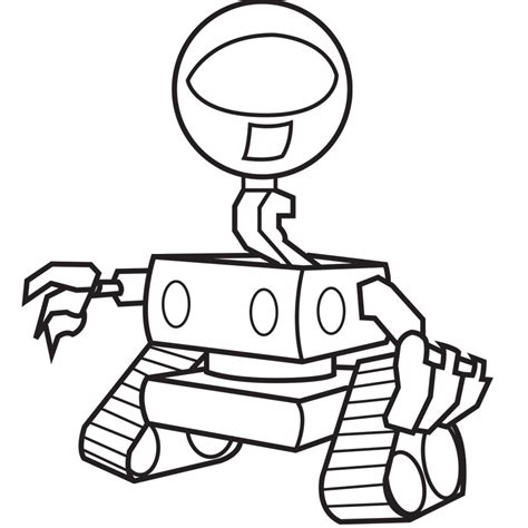 Printable robot coloring pages for kids coloringstar. Little robots coloring pages download and print for free