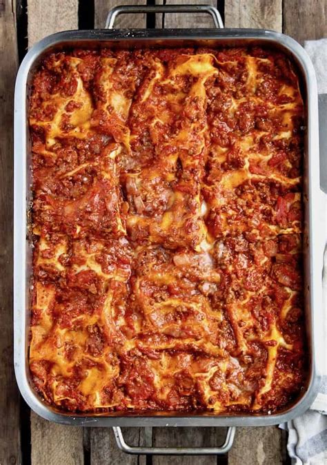 Moms Classic Beef Lasagna Recipe With Cottage Cheese