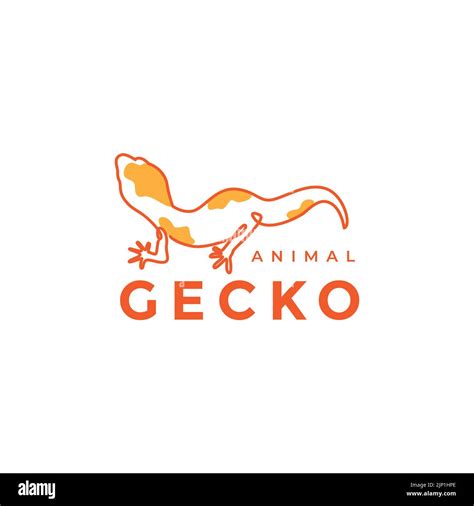 Abstract Gecko Logo Design Colorful Stock Vector Image And Art Alamy