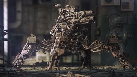 Wallpaper Digital Art Robot Soldier Mech Machine Screenshot