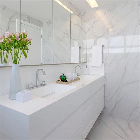 Banheiro Marmorizado Projetos Elegantes Para Admirar