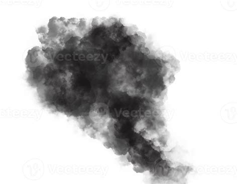 Set Of Cloud And Smoke Explosion On Transparency Background 19053877 Png