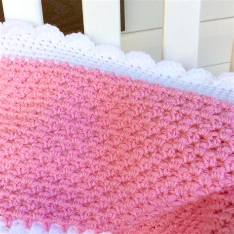 Easy Baby Blanket Crochet Pattern Beginner Or Intermediate Baby