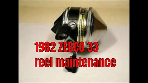How To Disassemble Your 1982 ZEBCO 33 L Spin Cast Reel For Maintenance
