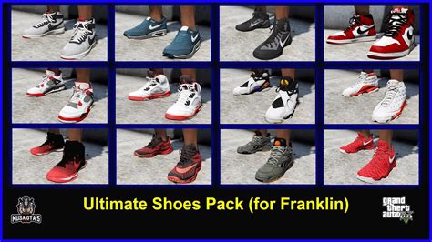 How To Install Ultimate Shoes Pack For Franklin In Gta 5 Gta 5 Pc