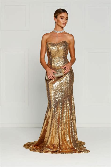 Gold Sequin Prom Dress Prom Dresses Long Lace Sparkly Dress Sequin Gown