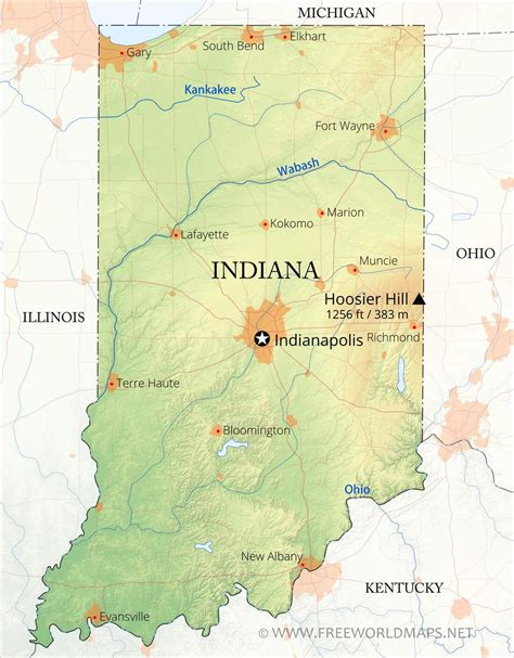 Map Of Indiana And Kentucky Maping Resources