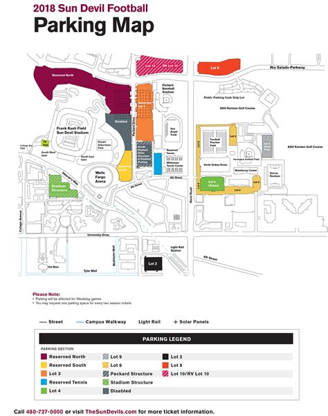 Asu Stadium Parking Map