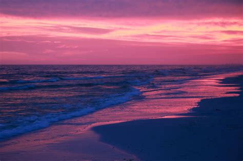 Pink Beach Sunset Wallpapers 4k Hd Pink Beach Sunset Backgrounds On