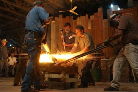 Forge Welding The Anvil At Quad State Member Galleries I Forge Iron