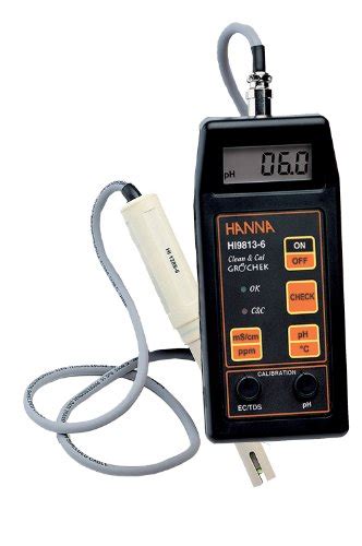 Hanna Instruments Cheap Hanna Instruments Hi 9813 Portable Ph And Conductivity Meter