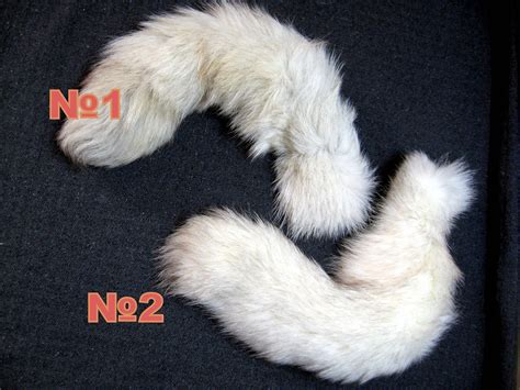 Real Large Arctic Fox Tails Genuine Fox Fur Tails Natural Fur Etsy