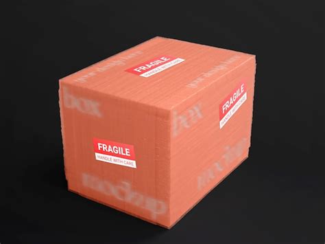 Premium Psd Cardboard Box Packaging Mock Up Design