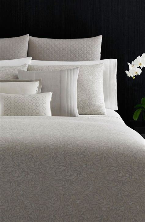 Vera Wang Bamboo Leaves Bedding Collection Nordstrom Grey Duvet Set