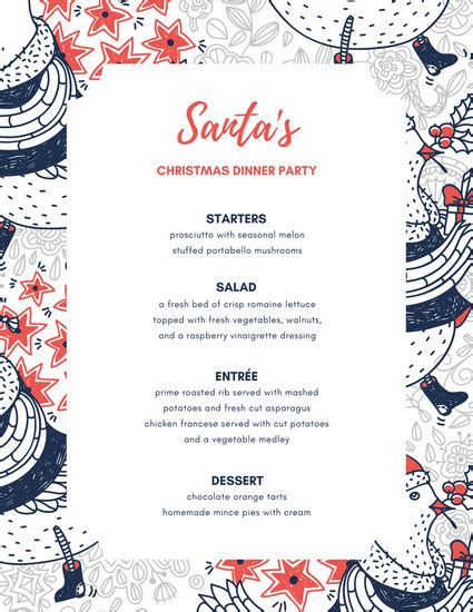 These dinner party menus will impress your guests, but will be easy on you. Food Photo Overlay Dinner Party Menu - Templates by Canva