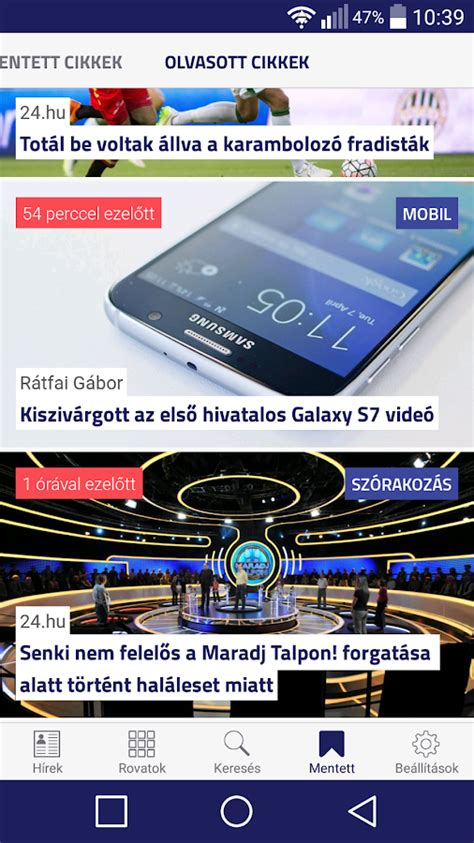 24.hu - Friss hírek - Android Apps on Google Play