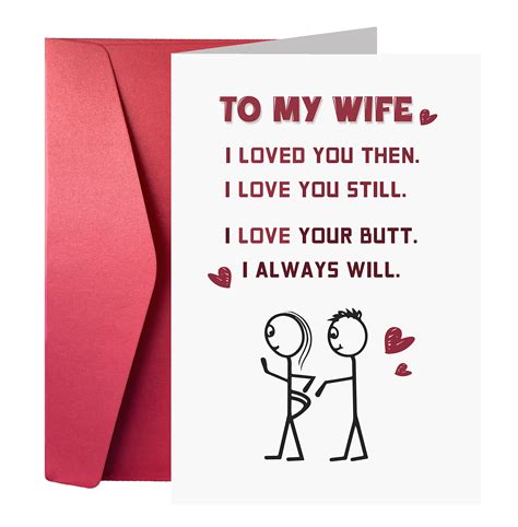 buy bemoor naughty cute birthday card for wife from husband wedding anniversary online at