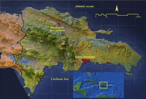 1 physical setting and location of dominican republic download scientific diagram