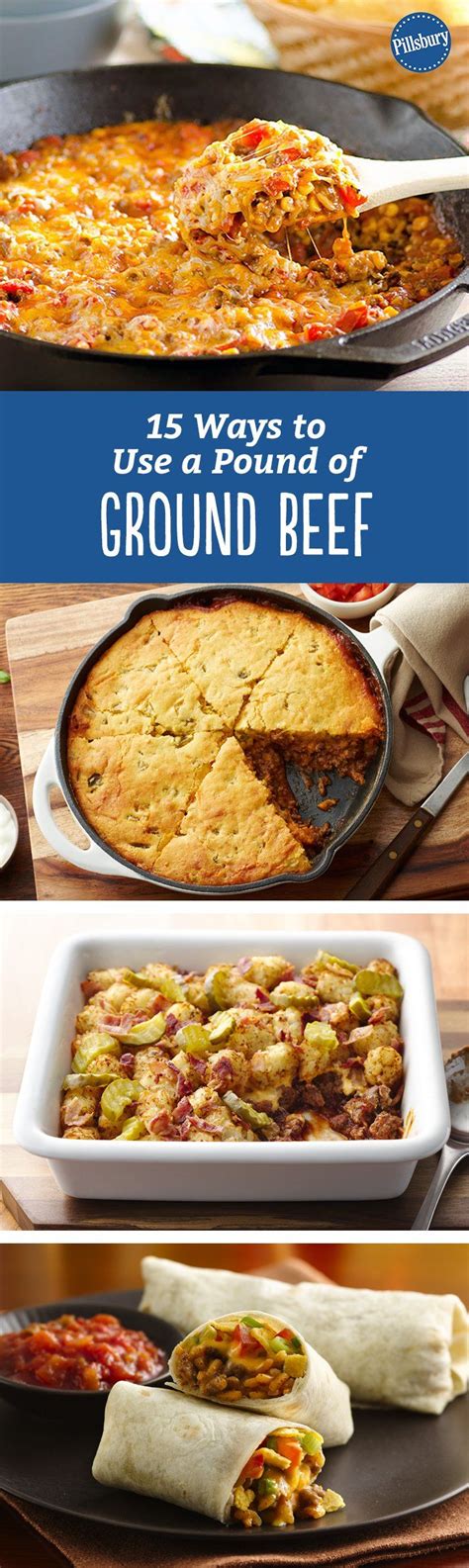 Only your veterinarian or a trained canine nutritionist can tell you if this healthiest homemade dog food with ground beef will make an appropriate diet for your dog. Easy Ways to Use a Pound of Ground Beef | Beef recipes for ...