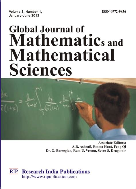 GJMMS, Global Journal of Mathematics and Mathematical ...
