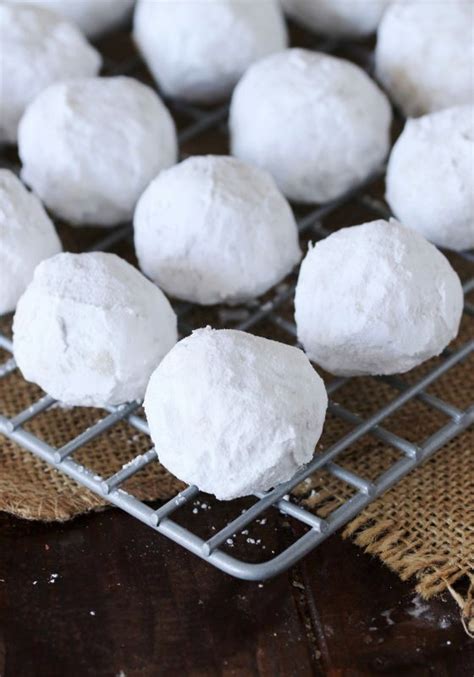 Classic Snowball Cookies The Kitchen Is My Playground