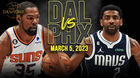 Dallas Mavericks Vs Phoenix Suns Full Game Highlights March 5 2023 Freedawkins Trends
