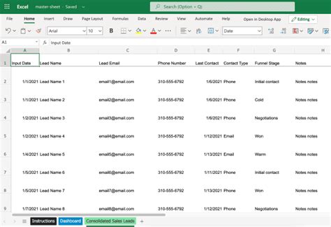 Sales Lead Tracker Template In Excel Sheetgo Blog