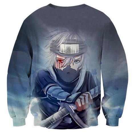 Kakashi Young Ninja Sharingan Fan Art Design Cool Sweatshirt Saiyan Stuff