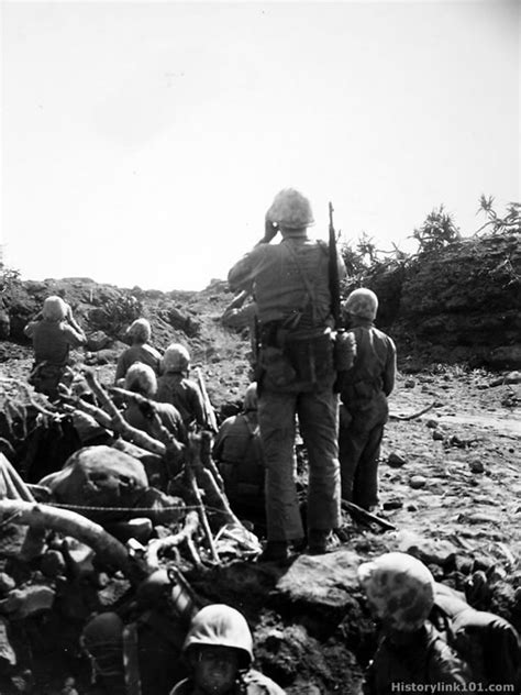 Pictures Of The Marines In The Pacific Durning World War Ii Royalty Free