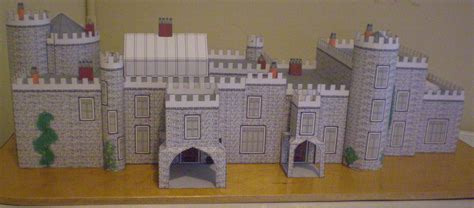 Castle Paper Model Created And Built By Pinner Based On Caerhays Castle