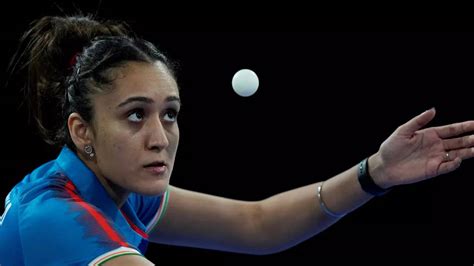 Manika Batra Scripts History Becomes First Female Indian Paddler To