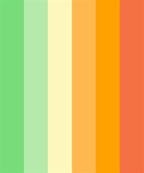 Pastel Green Orange Color Schemes Green And Orange Pastel Green