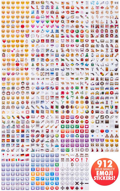 Emoji Stickers Over 900 Stickers Featuring The Most Popular Emojis