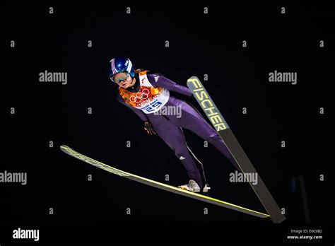 Carina Vogt Ger Olympic Champion In Womens Ski Jumping At T He